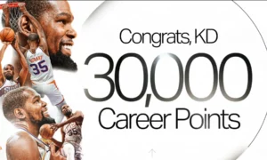 Kevin Durant 30000 pts