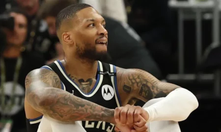 Dame Lillard blessé rupture du tendon d'Achille